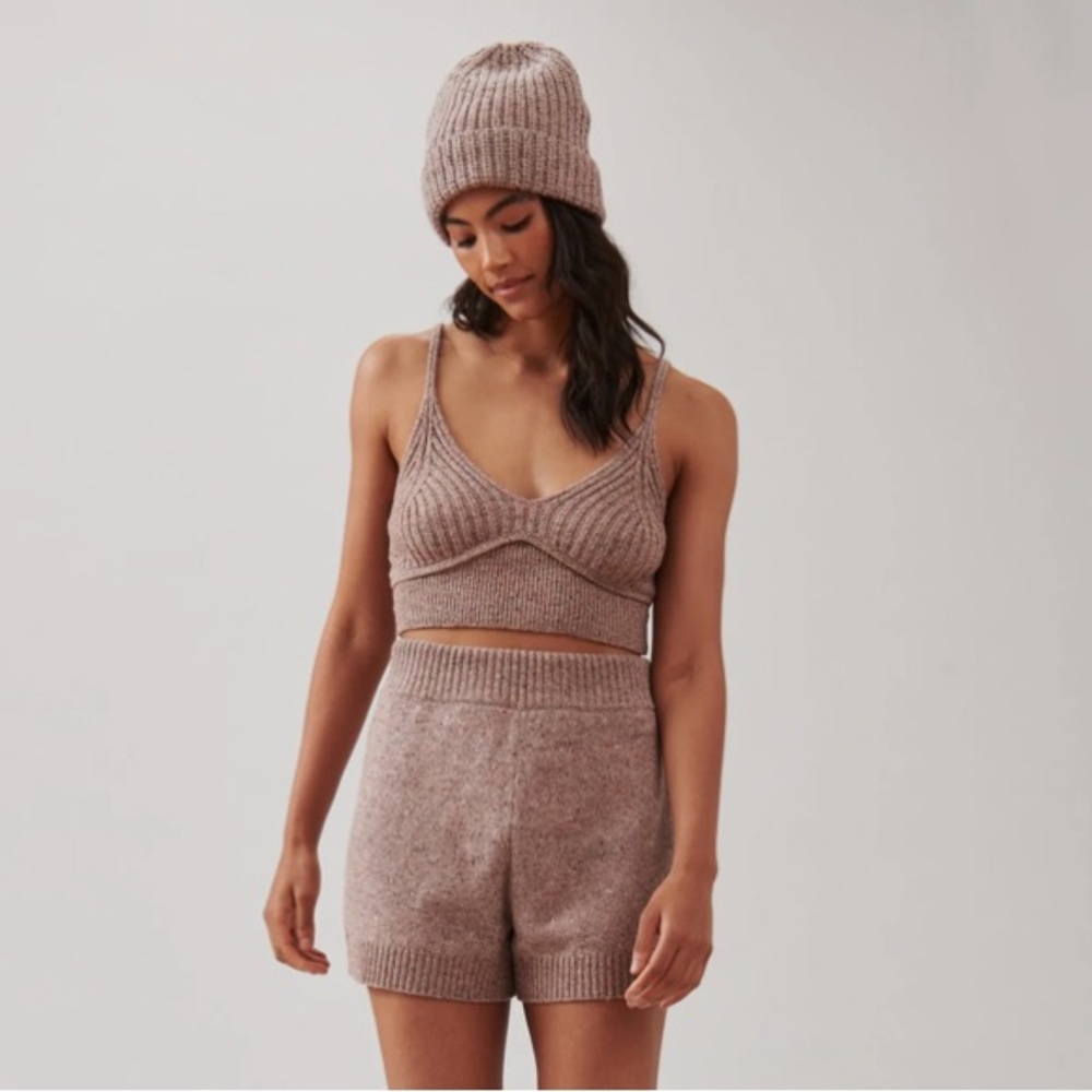 NWT Brightside Lounge Bra & Shorts Set